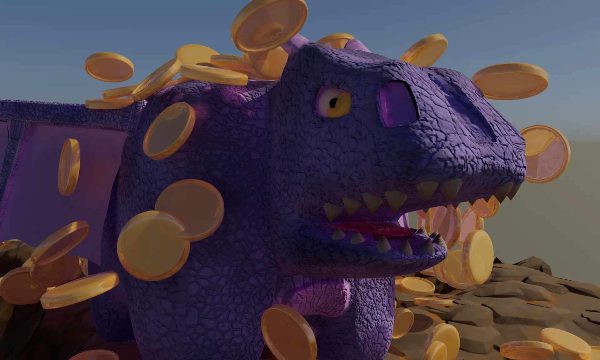 3D Modeled Dragon
